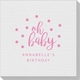 Confetti Dots Oh Baby Linen Like Napkins Image 2 of 3